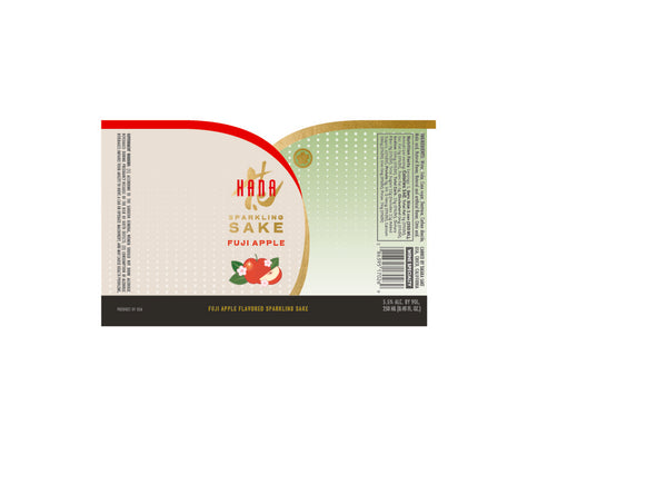 HANA Fuji Apple Flavored Sparkling Sake View 3