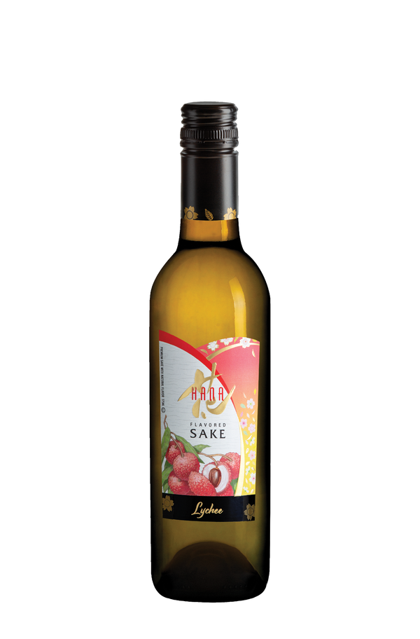 HANA Lychee Flavored Sake View 1