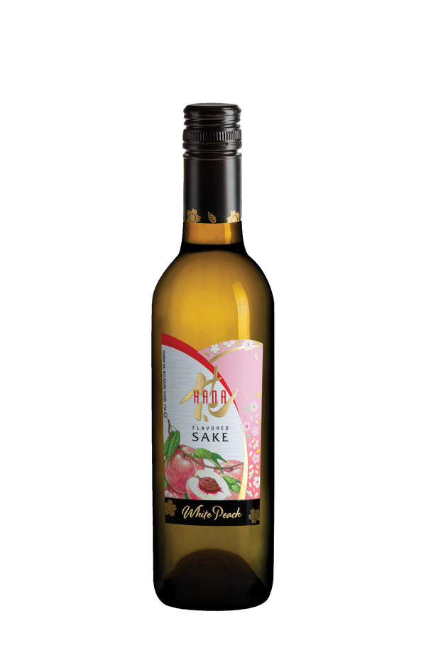 HANA White Peach Flavored Sake View 1