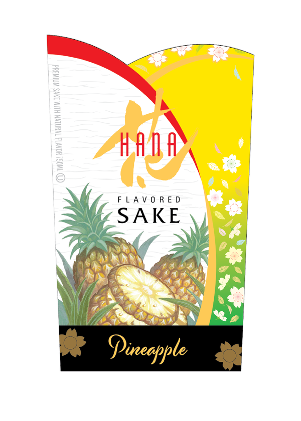 HANA Pineapple Flavored Sake View 3