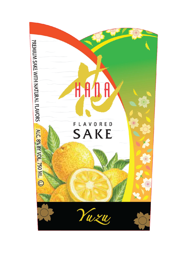 HANA Yuzu Flavored Sake View 4