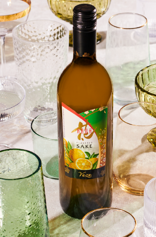 HANA Yuzu Flavored Sake View 1