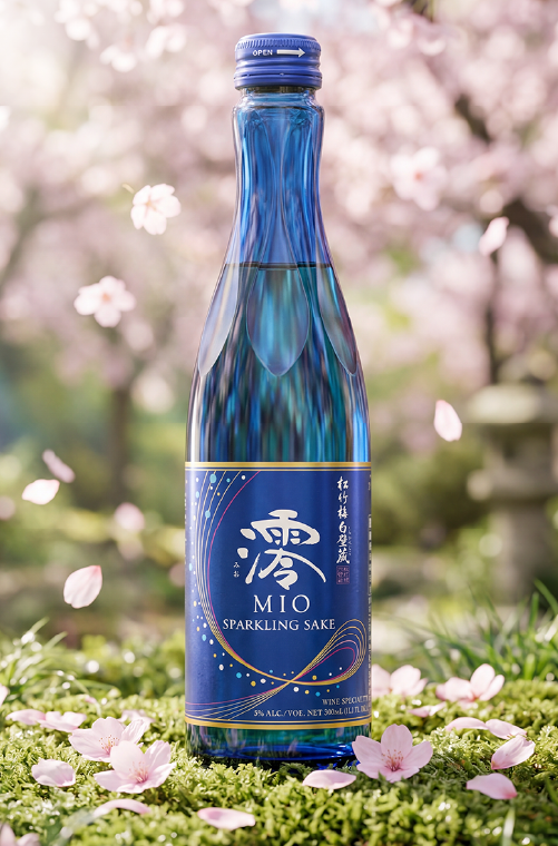 Sho Chiku Bai Shirakabegura MIO Sparkling Sake View 1