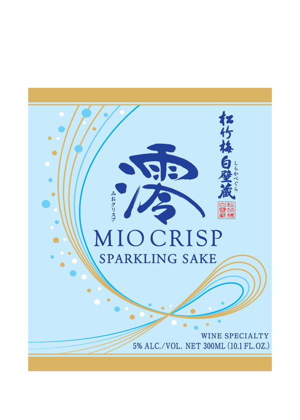 Sho Chiku Bai Shirakabegura MIO CRISP Sparkling Sake View 8