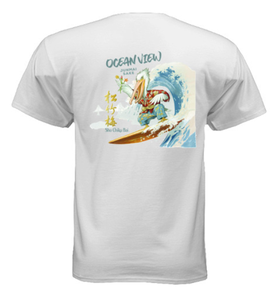 Ocean View T-Shirt (White) View 1